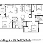 A_3b2b A 3 bedroom floorplan